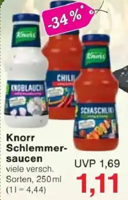 Jawoll Knorr Schlemmer- saucen Angebot