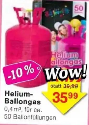 Jawoll Helium- Ballongas Angebot