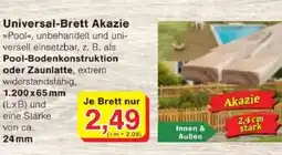 Jawoll Universal-Brett Akazi- Pool-Bodenkonstruktion oder Zaunlatte Angebot