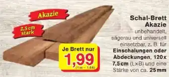 Jawoll Schal-Brett Akazie Angebot