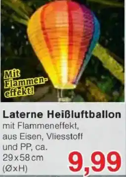 Jawoll Laterne Heißluftballon Angebot