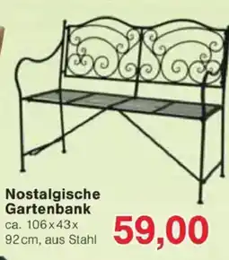 Jawoll Nostalgische Gartenbank Angebot