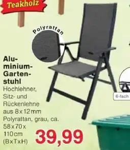 Jawoll Alu- minium- Garten- stuhl Angebot