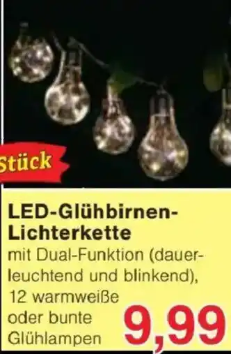 Jawoll LED-Glühbirnen- Lichterkette Angebot