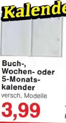 Jawoll Buch-, Wochen- oder 5-Monats- kalender Angebot