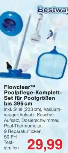 Jawoll Flowclear Poolpflege-Komplett- Set für Poolgrößen bis 396 cm Angebot