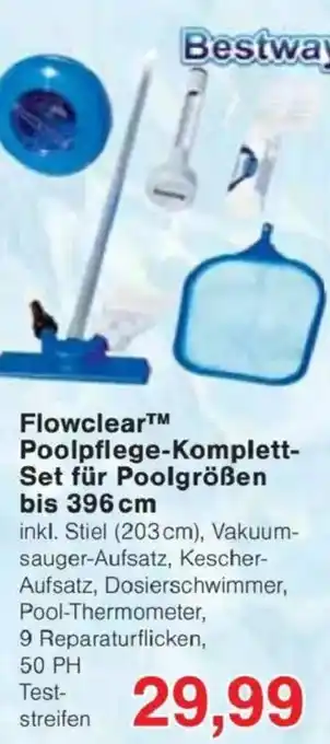 Jawoll Flowclear Poolpflege-Komplett- Set für Poolgrößen bis 396 cm Angebot