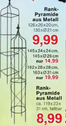 Jawoll Rank- Pyramide aus Metall Angebot