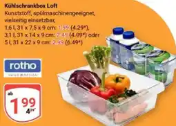 Globus Kühlschrankbox Loft rotho Angebot