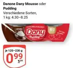 Globus Danone Dany Mousse oder Pudding Angebot
