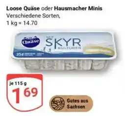 Globus Loose Quäse oder Hausmacher Minis Angebot