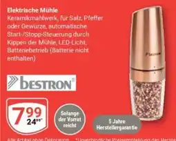 Globus Bestron Elektrische Mühle Angebot