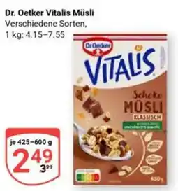Globus Dr. Oetker Vitalis Müsli Angebot