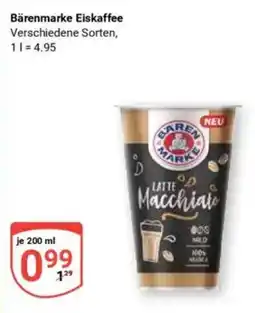 Globus Bärenmarke Eiskaffee Angebot