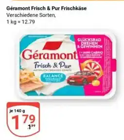Globus Géramont Frisch & Pur Frischkäse Angebot