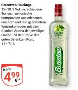 Globus Berentzen Fruchtige Angebot