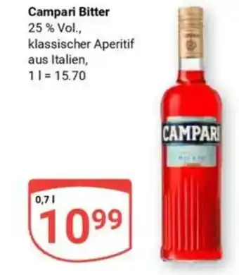 Globus Campari Bitter Angebot