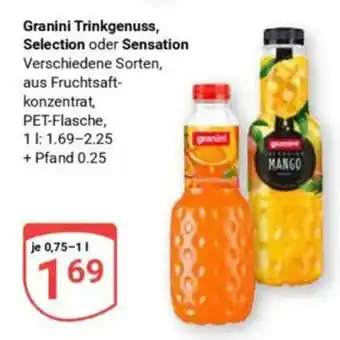 Globus Granini Trinkgenuss, Selection oder Sensation Angebot