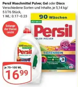 Globus Persil Waschmittel Pulver, Gel oder Discs Angebot