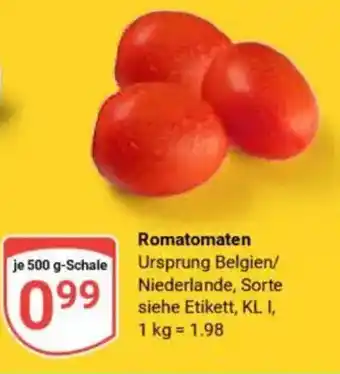 Globus Romatomaten Angebot