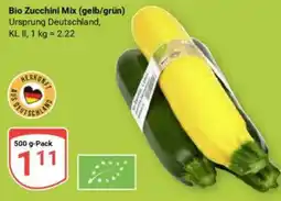 Globus Bio Zucchini Mix (gelb/grün) Angebot