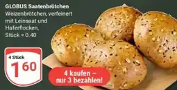 Globus GLOBUS Saatenbrötchen Angebot
