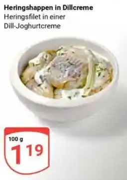 Globus Heringshappen in Dillcreme Angebot