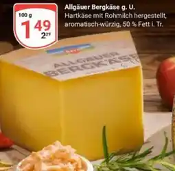 Globus Allgäuer Bergkäse g. U. Angebot