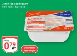 Globus Jeden Tag Speisequark Angebot