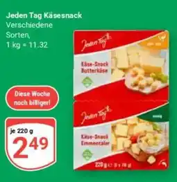 Globus Jeden Tag Käsesnack Angebot