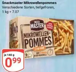 Globus Snackmaster Mikrowellenpommes Angebot