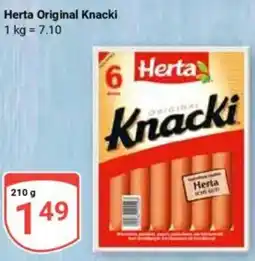 Globus Herta Original Knacki Angebot