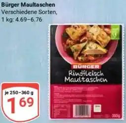 Globus Bürger Maultaschen Angebot