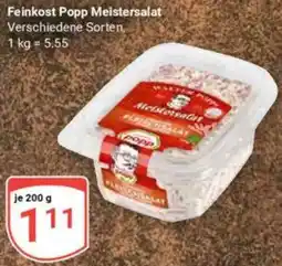 Globus Feinkost Popp Meistersalat Angebot