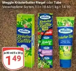 Globus Meggle Kräuterbutter Riegel oder Tube Angebot