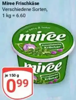 Globus Miree Frischkäse Angebot