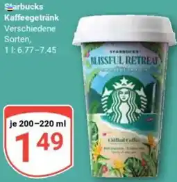 Globus Starbucks Kaffeegetränk Angebot