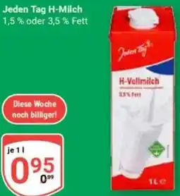 Globus Jeden Tag H-Milch Angebot