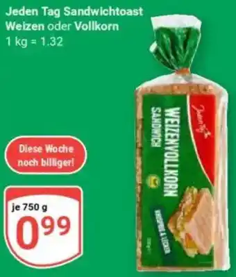 Globus Jeden Tag Sandwichtoast Angebot