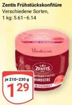 Globus Zentis Frühstückskonfitüre Angebot