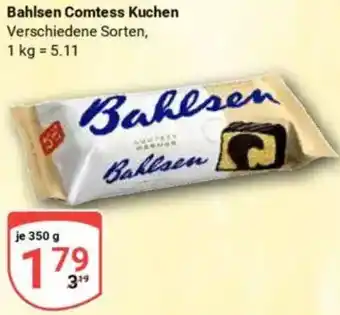 Globus Bahlsen Comtess Kuchen Angebot
