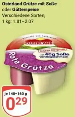 Globus Osterland Grütze mit Soße oder Götterspeise Angebot