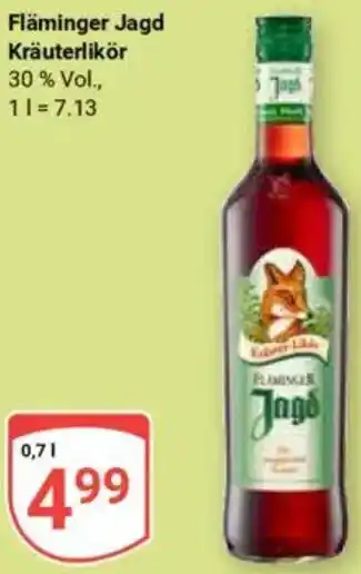 Globus Fläminger Jagd Kräuterlikör Angebot
