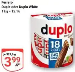 Globus Ferrero Duplo oder Duplo White Angebot