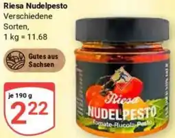 Globus Riesa Nudelpesto Angebot