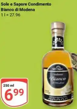 Globus Sole e Sapore Condimento Bianco di Modena Angebot