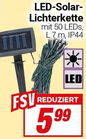 CENTERSHOP LED-Solar Lichterkette Angebot