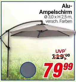 CENTERSHOP Alu Ampelschirm Angebot