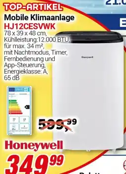 CENTERSHOP Honeywell Mobile Klimaanlage HJ12CESVWK Angebot