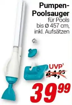 CENTERSHOP Pumpen Poolsauger Angebot